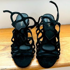 Express black heels
